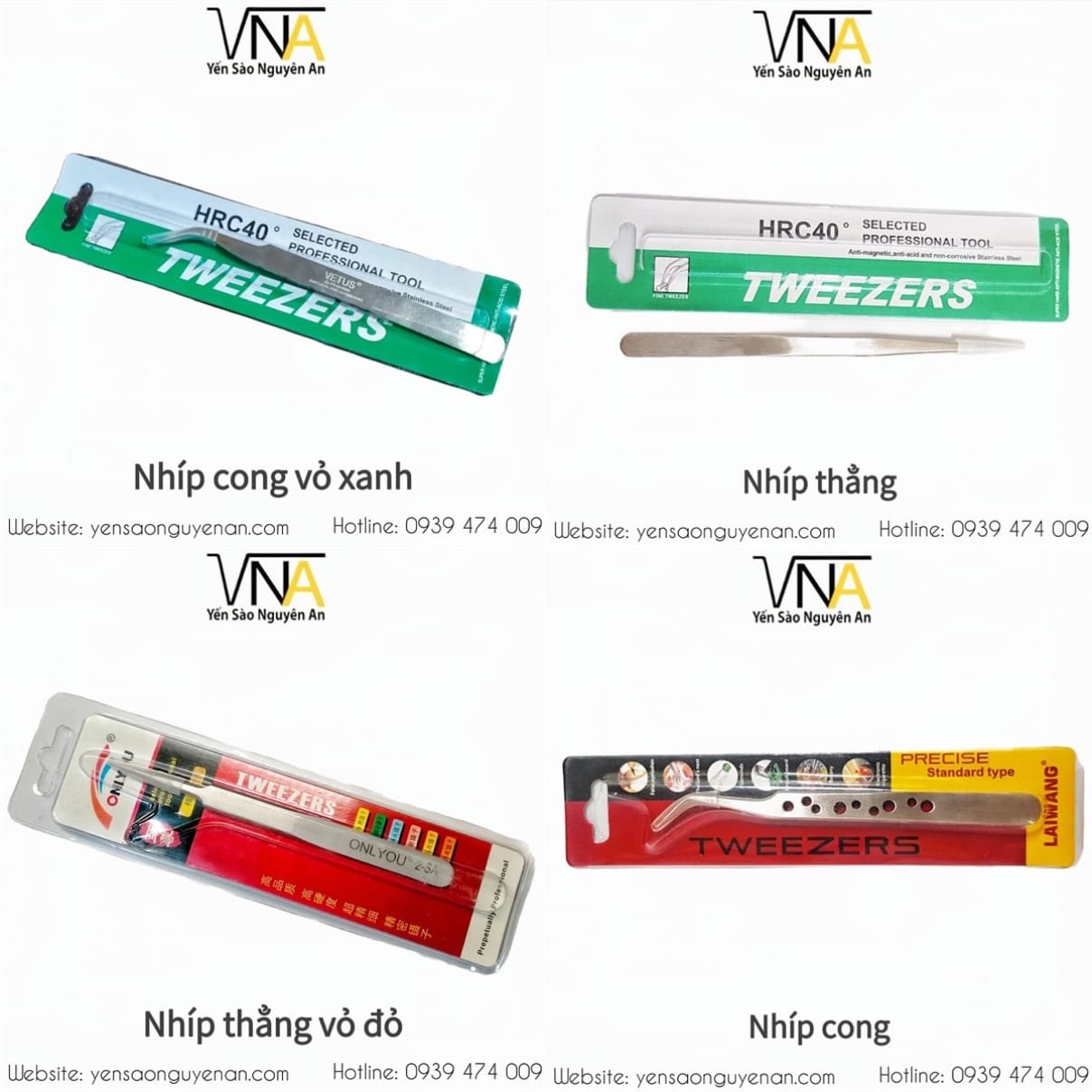 Nhíp Gắp Lông Yến , Nhíp Nối Mi  Vetus