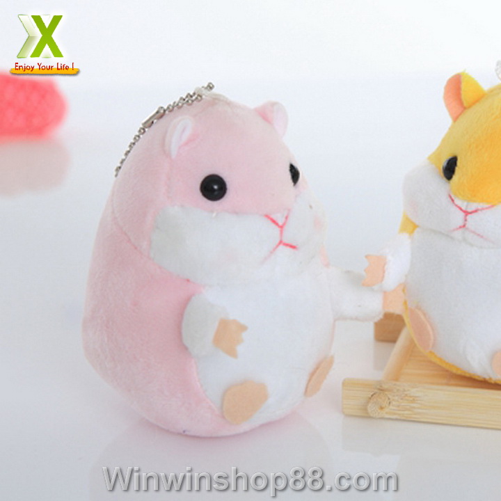 [HOÀN TIỀN MAX 6%][HCM]Móc khóa gấu bông Hamster 9cm dễ thương