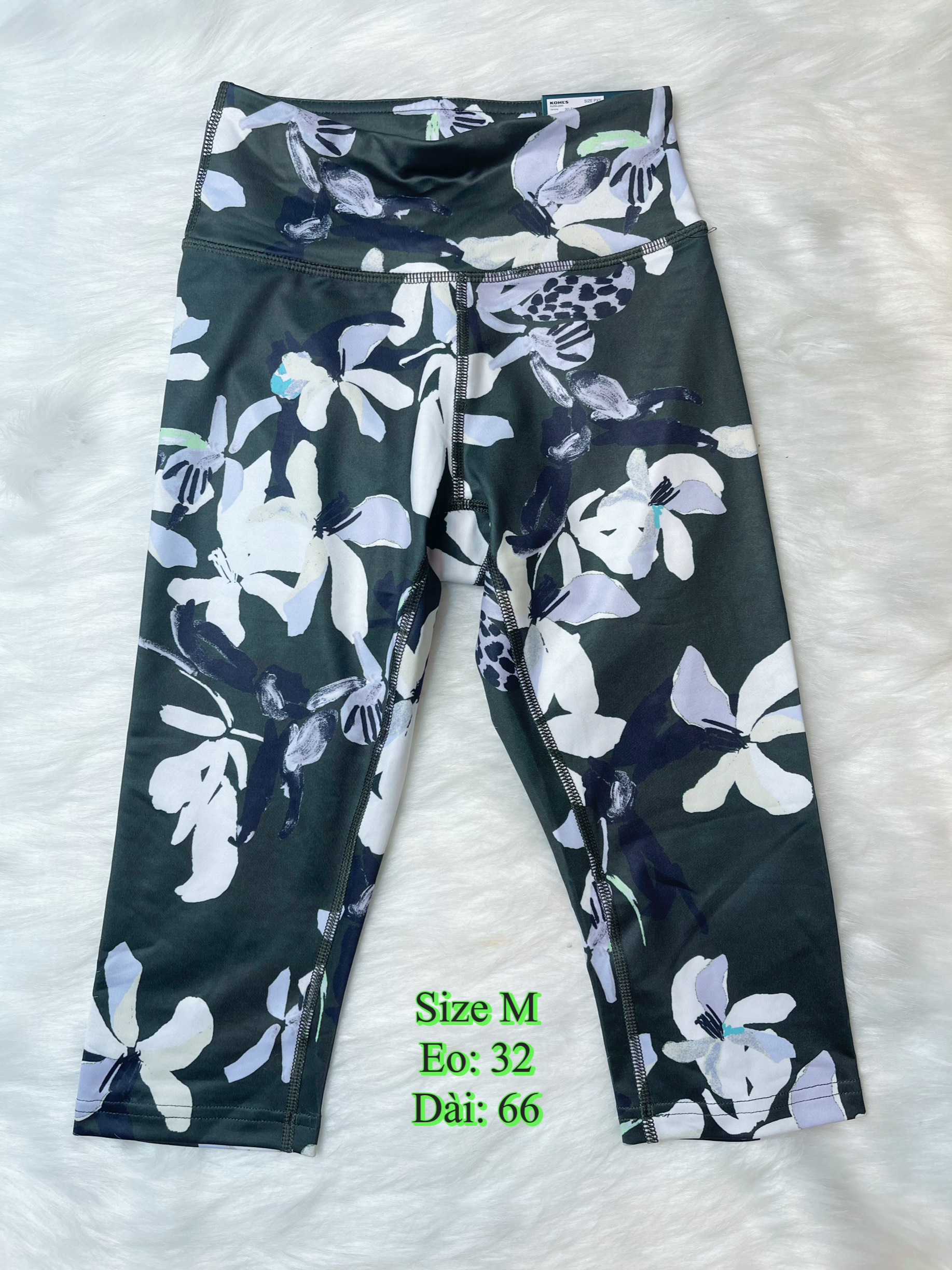 Quần tập lửng Tek gear Pocket Capri legging SIZE M