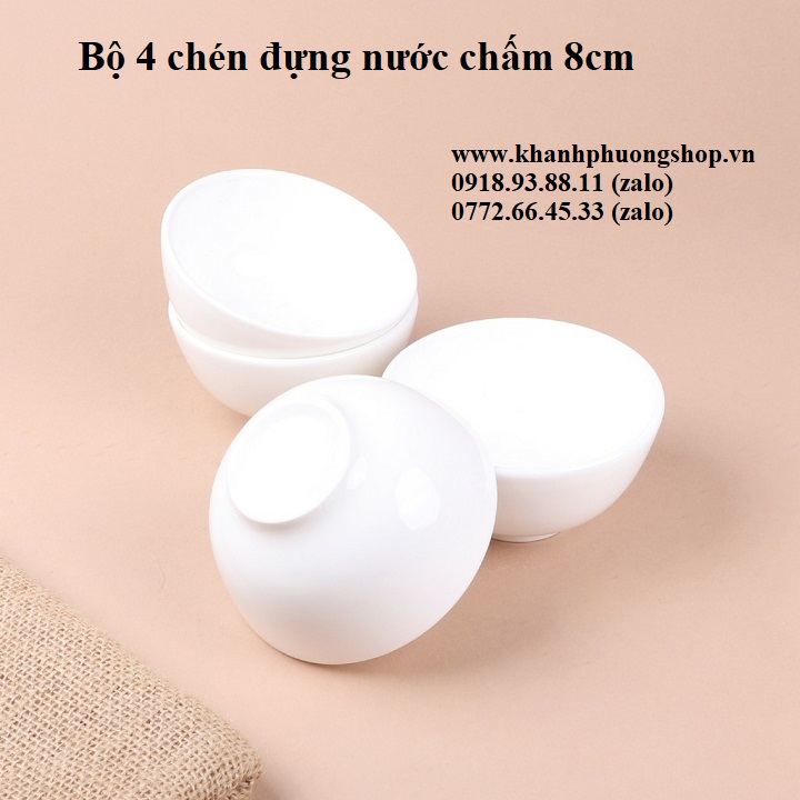 [HCM]chén sứ đựng nước chấm - chén sứ đựng nước chấm