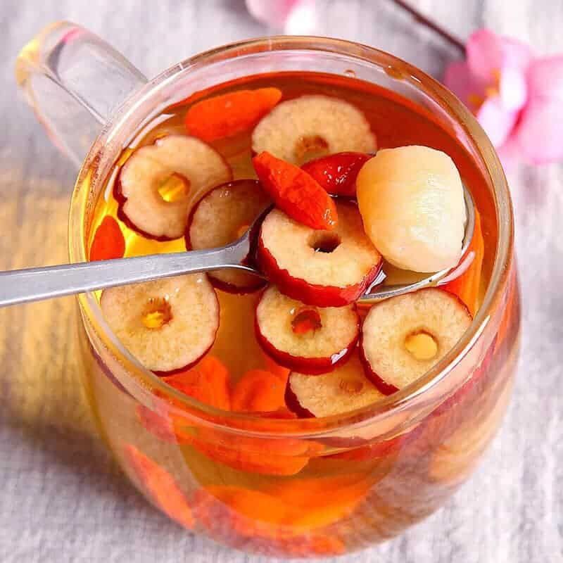 100gr táo đỏ cắt lát sấy khô đẹp
