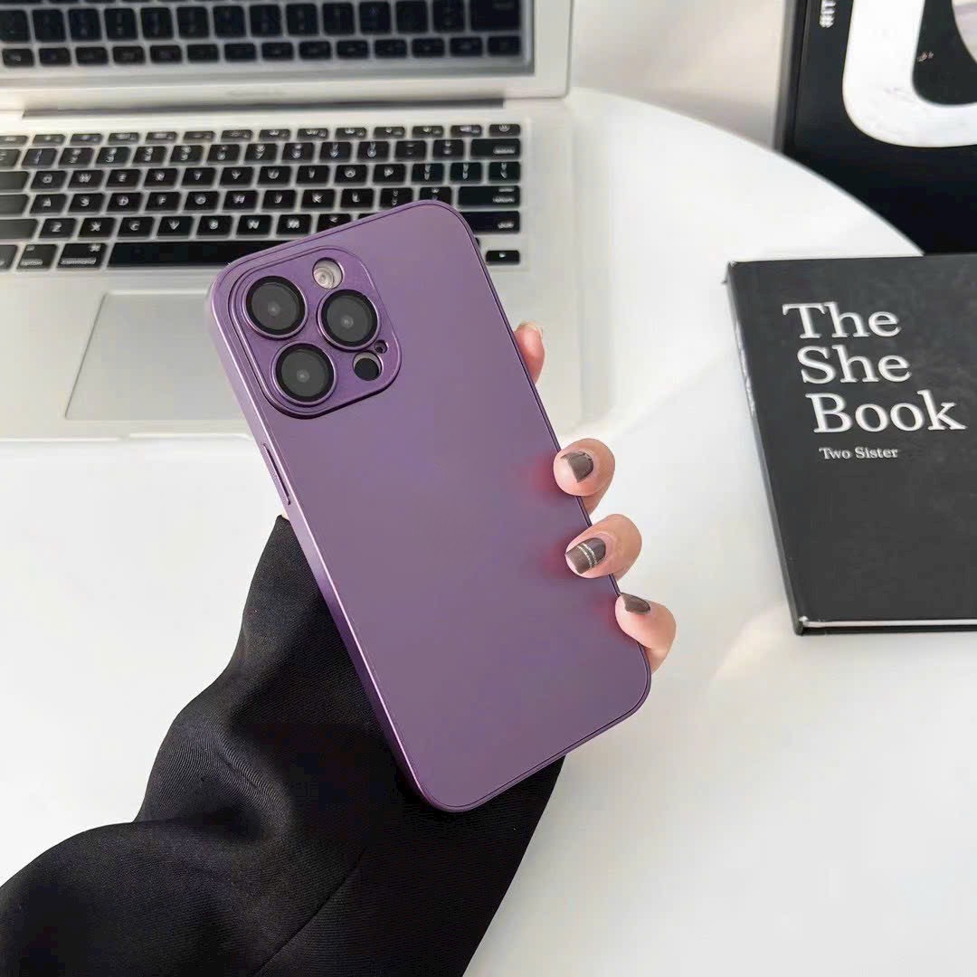 Ốp Likgus lưng nhám giả thép độ lên iphone 15 pro max