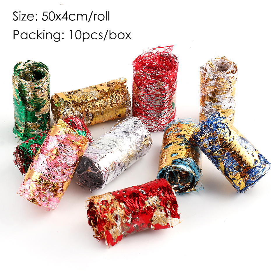 Foil Ren Giấy Bạc 10 Màu Trang Trí Móng