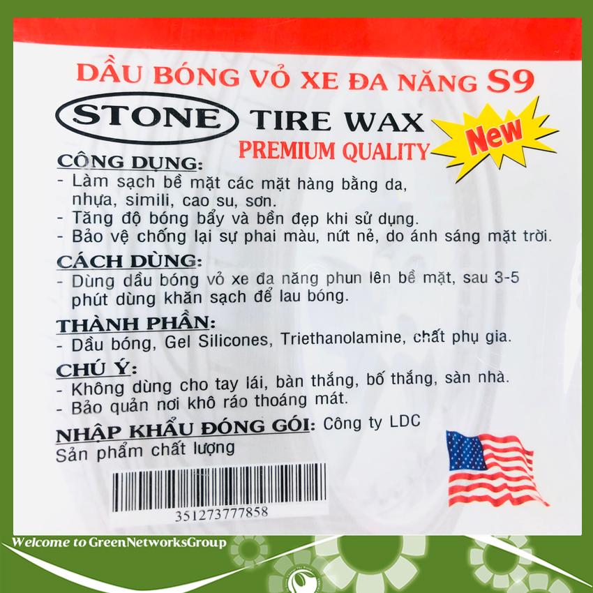 [HCM]Dầu bóng vỏ xe đa năng S9 Greennetworks