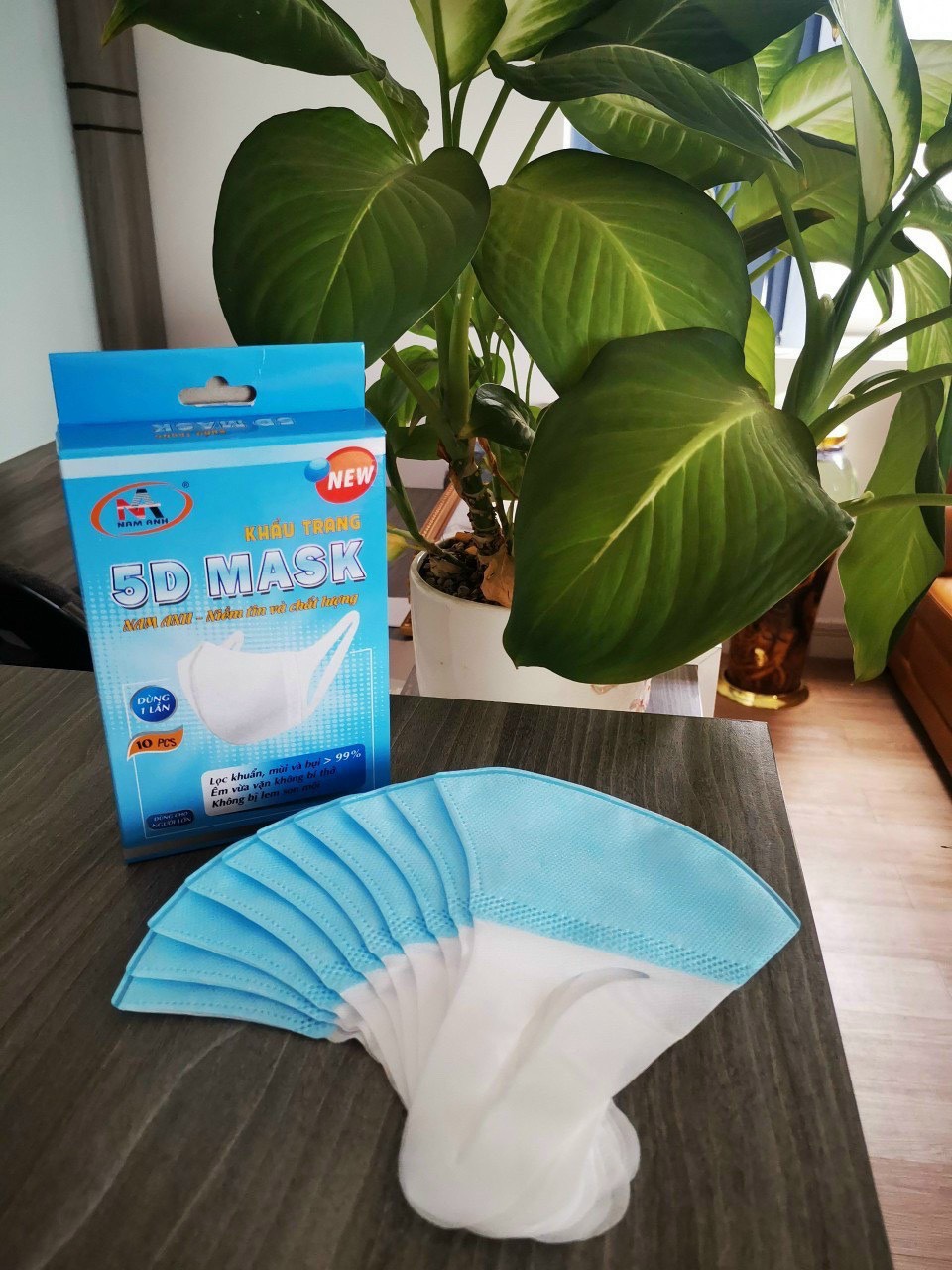 Hộp khẩu trang 5d mask nam anh 10 cái / hộp