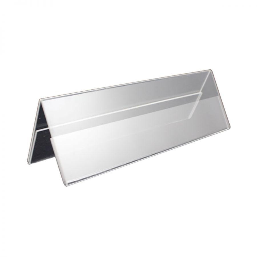 Kệ mica chức vụ 2 mặt trung a05 kích thước 24x7.5 cm