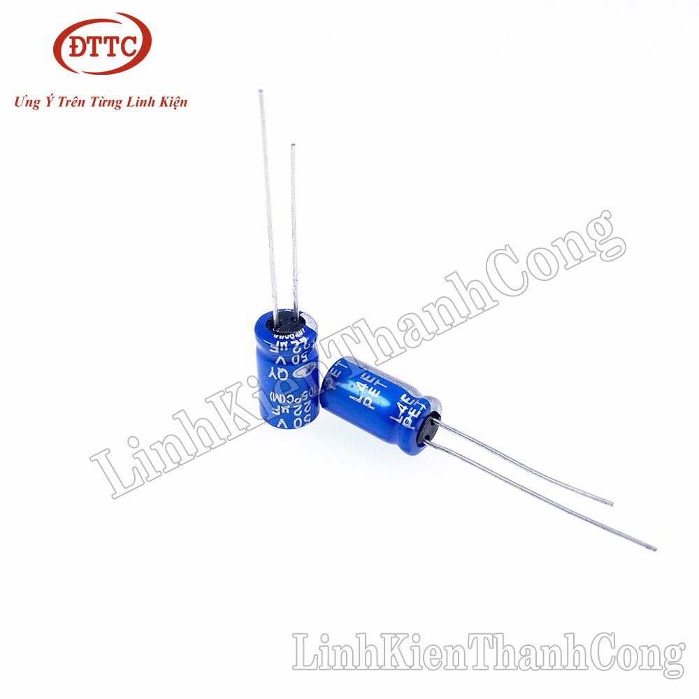 Bộ 2 Chiếc Tụ Hóa SAMWHA 22uF 50V (6x12mm)