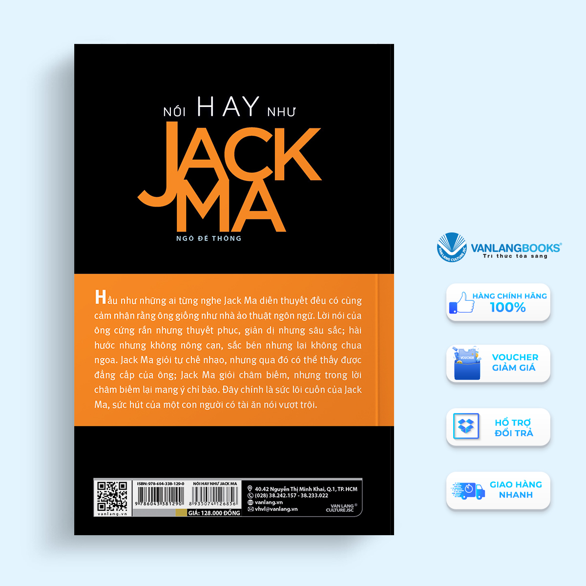Sách - Nói Hay Như Jack Ma (Tái Bản)-Vanlangbooks