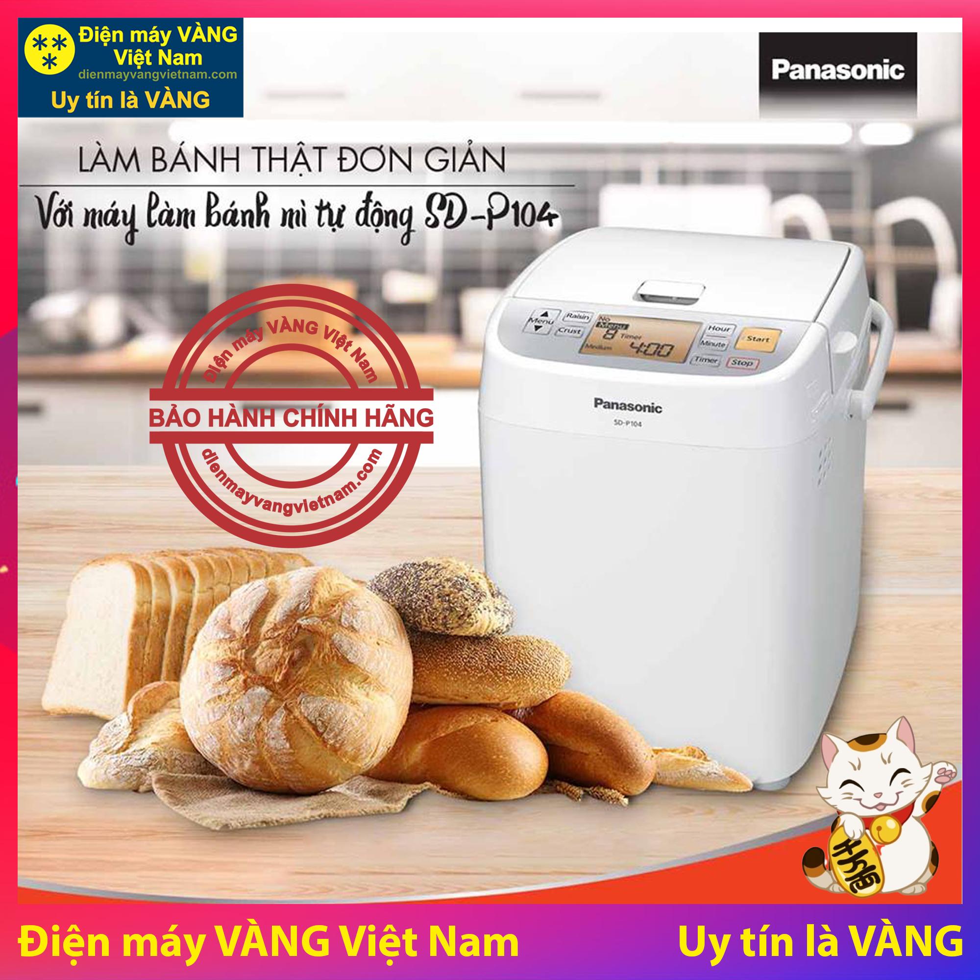 [Trả góp 0%]Máy làm bánh mì tự động Panasonic SD-P104WRA