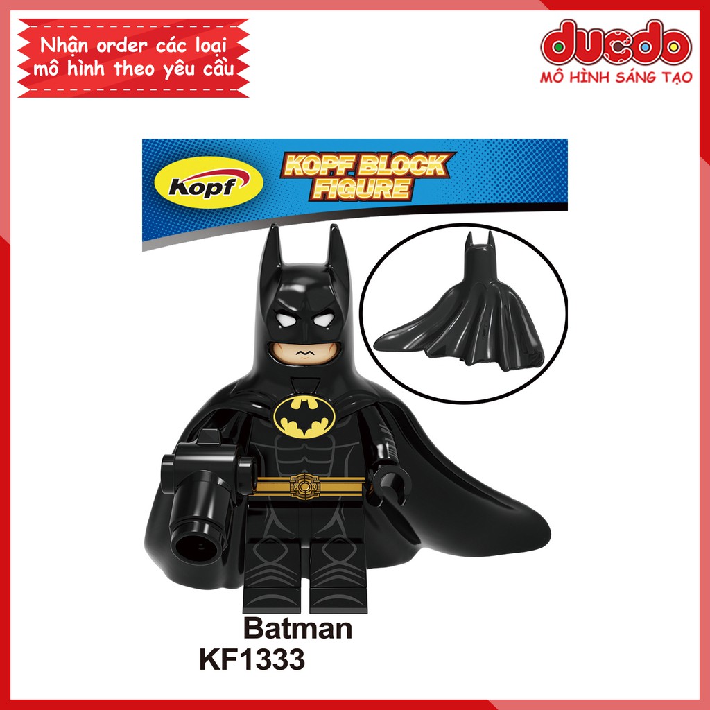 Minifigures các siêu anh hùng Batman, IronMan, Superman tuyệt đẹp - Đồ Chơi Lắp Ghép Xếp Hình Mini Mô hình Kopf KF6115