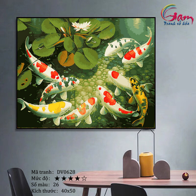 Paint by numbers kit with frame - No DV0628 For Home Wall Decor, New Hobby And Gift