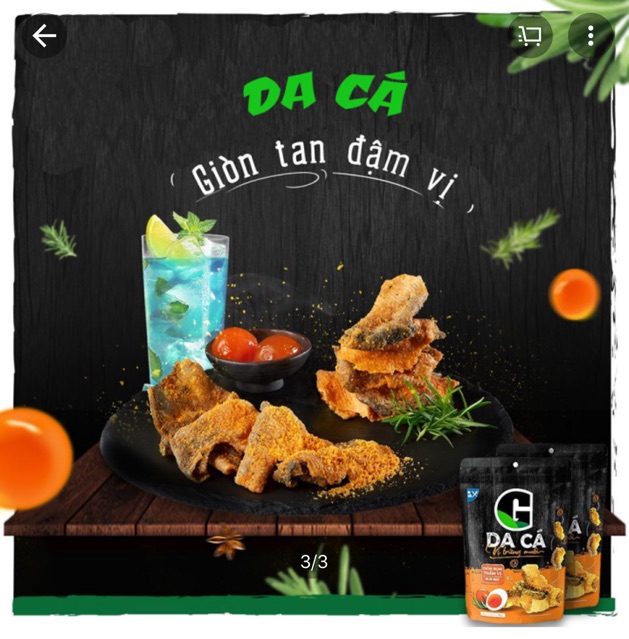Da cá trứng muối G Kitchen bịch 25G