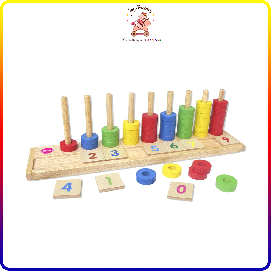 Học đếm bậc thang - Đồ chơi gỗ Winwintoys