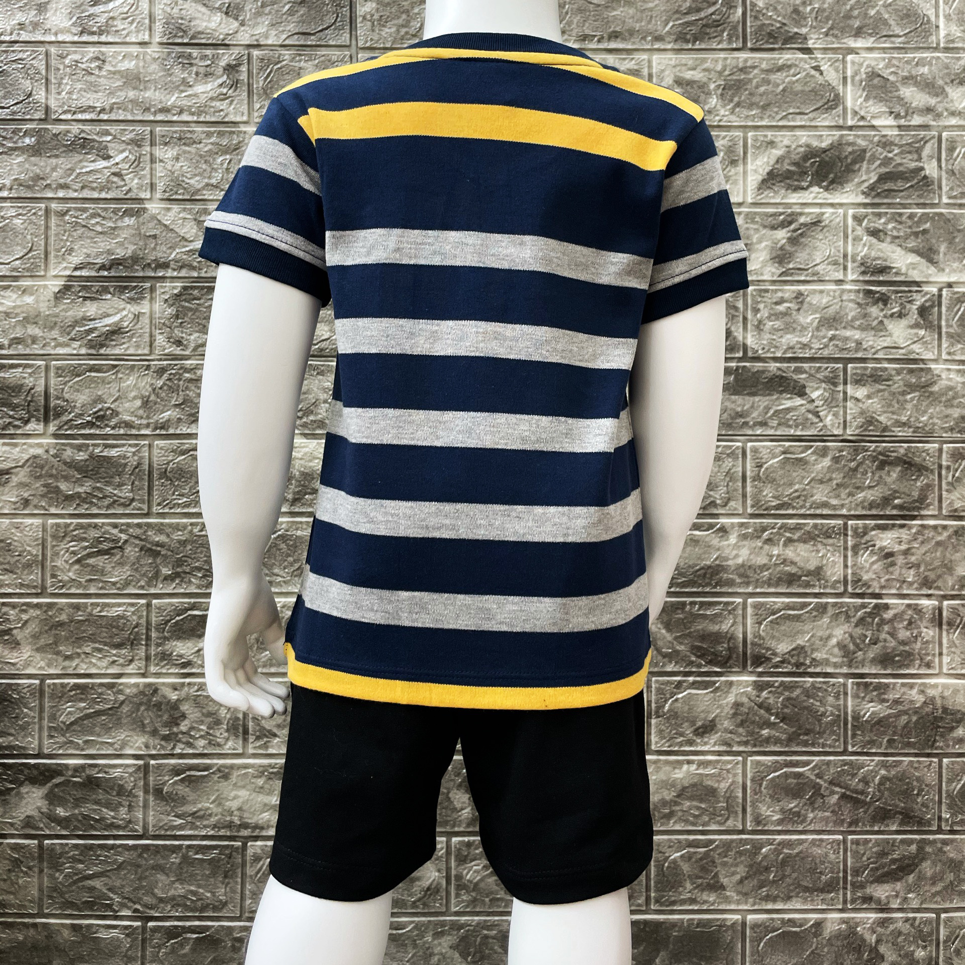 Áo thun bé trai cổ tim 8 - 38kg | MS072