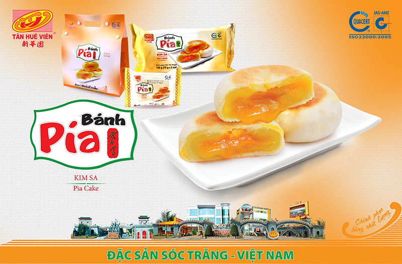Bánh pía kim sa đậu 12 cái/gói