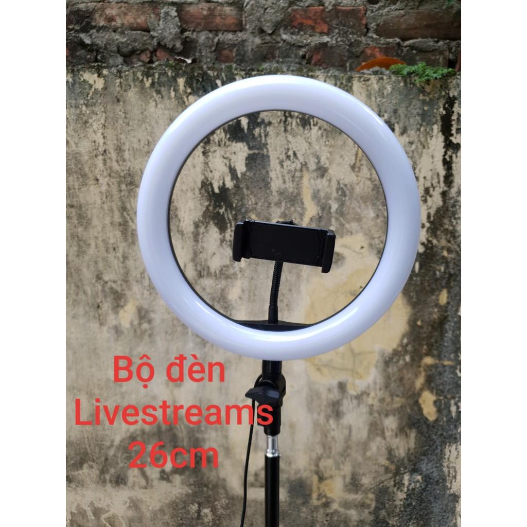 [HCM]Bộ đèn livestream chân vòng led 16cm - 26cm cao 2m1