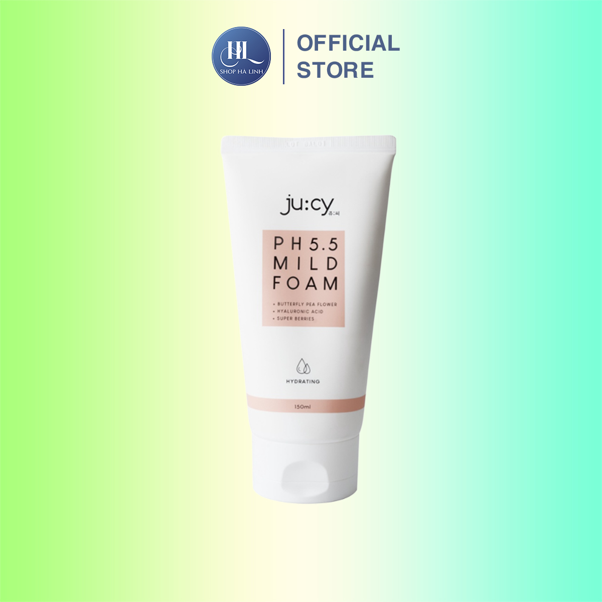 Sữa rửa mặt Ju:cy (JuCy) pH 5.5 Mild Foam 130ml