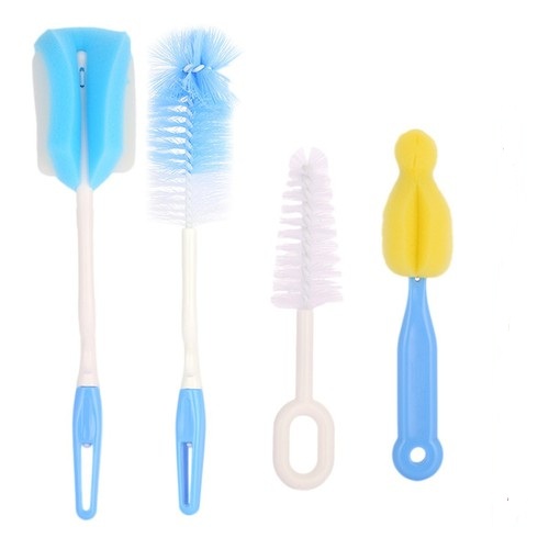 Bộ cọ rửa cốc, bình sữa 4 chi tiết - Bộ cọ rửa cốc, bình sữa