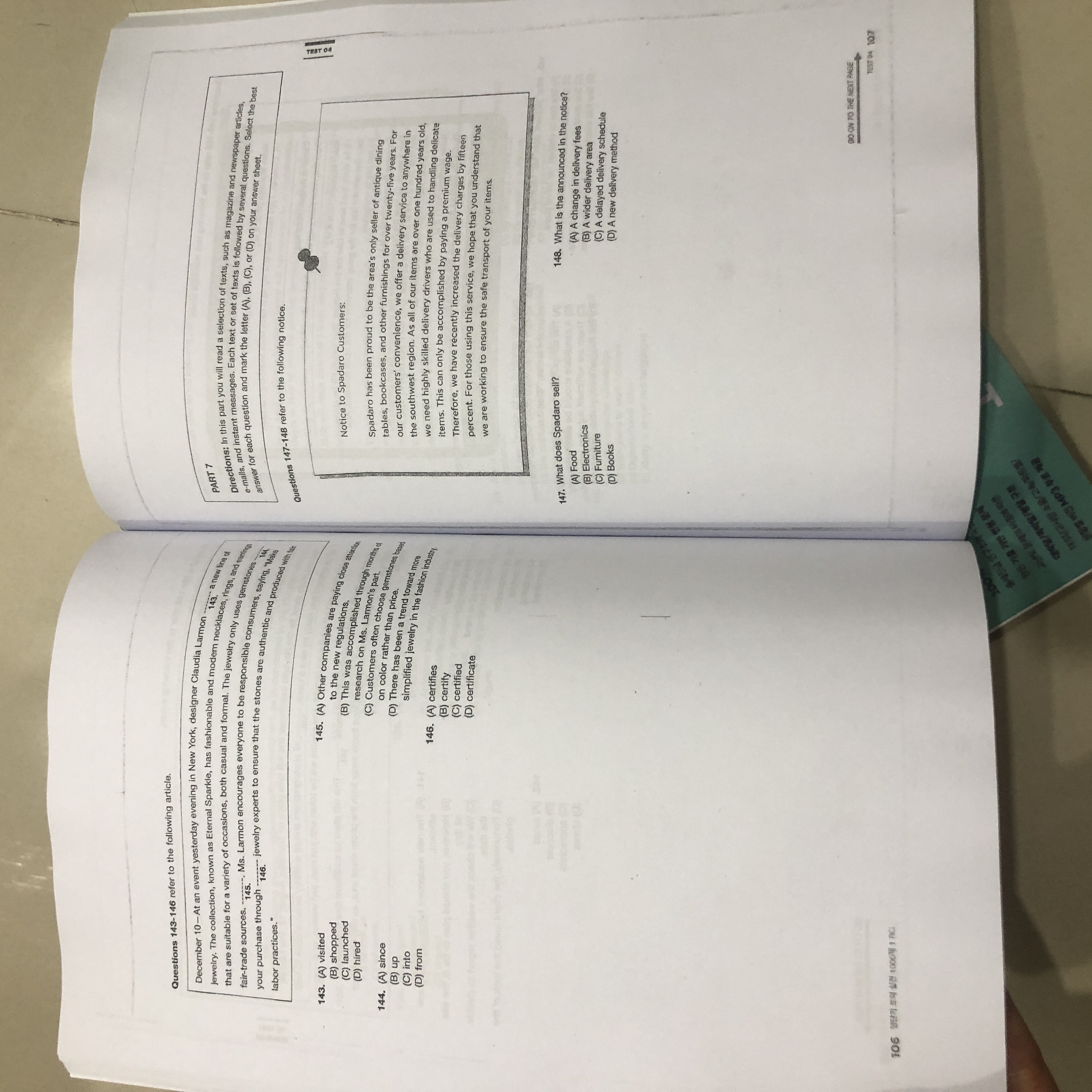 Sách 10 Days Short-Term TOEIC VOL 1 (File nghe và đáp án gửi qua mail)