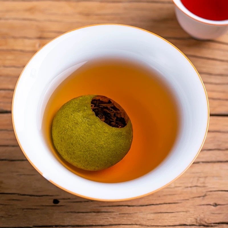 Trà Phổ Nhĩ Quýt ( Tiểu Thanh Cam) hộp 200g