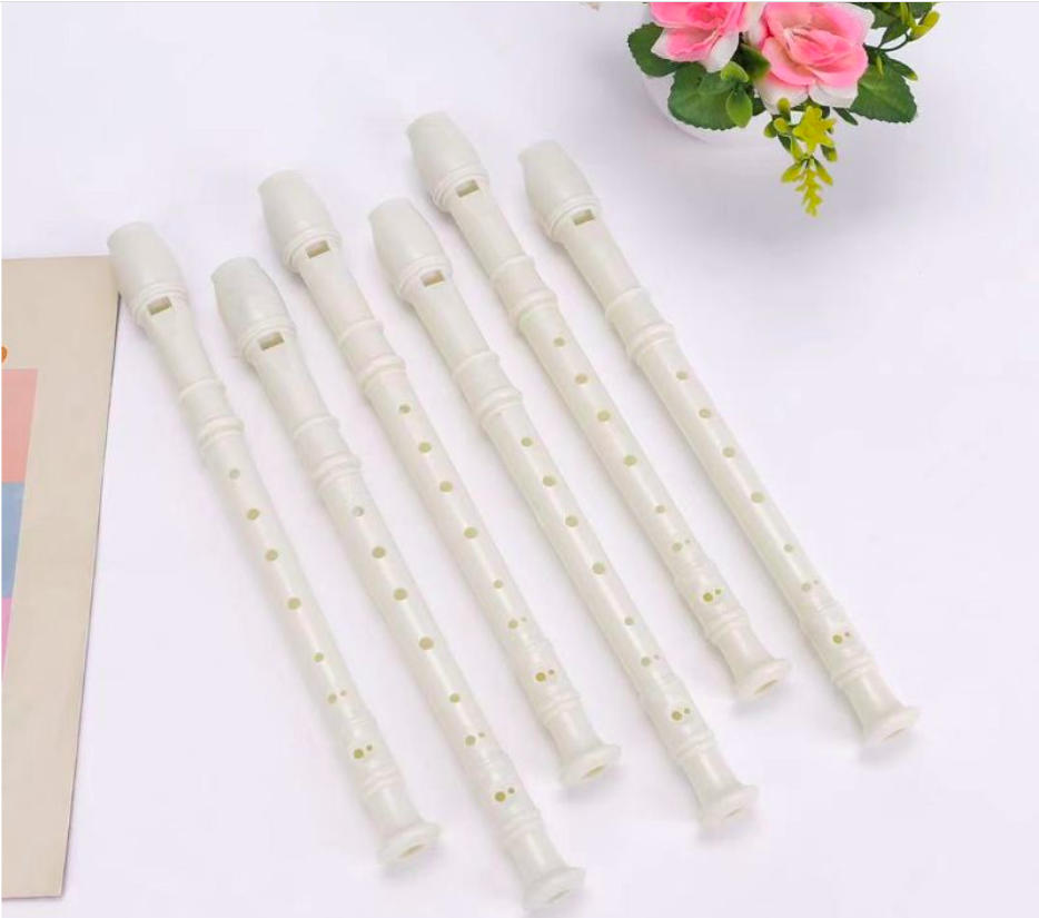 Sáo nhựa Recorder cho học sinh tập thổi (Có Túi +Que Vệ Sinh)