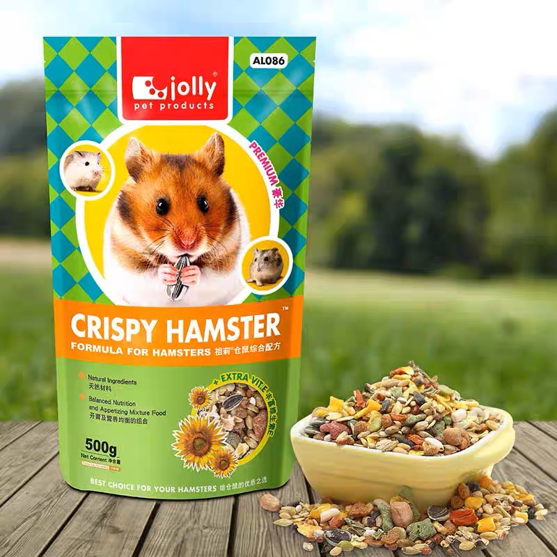 Thức ăn crispy 500gr và 1kg cho hamster (hạt giòn và nhiều hướng dương) - T3 PETS SHOP