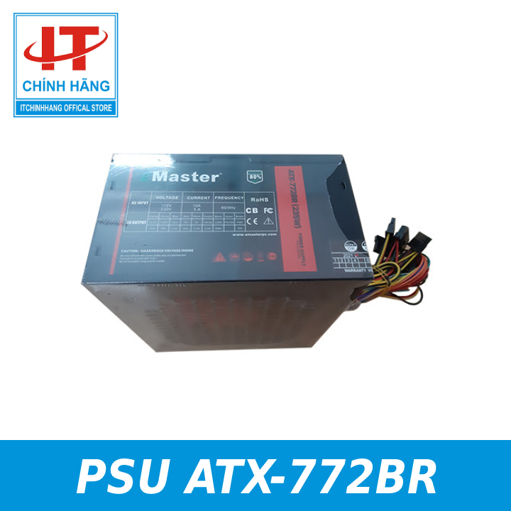 Bộ nguồn máy tính eMaster ATX-772BR