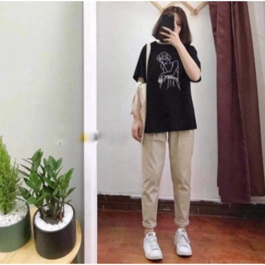 [HCM]Quần  Basic  Kaki Nữ  Form Chuẩn