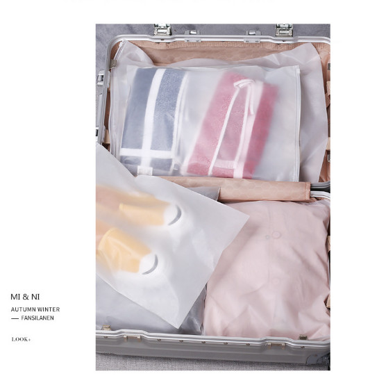 Combo 5 size Túi zip tiện ích du lịch