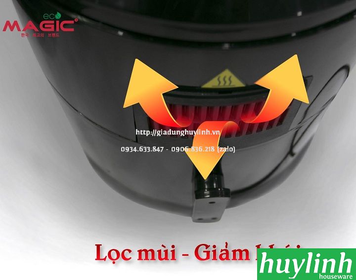 Nồi chiên không dầu Magic ECO AC-120 - 7 lít [AC120]