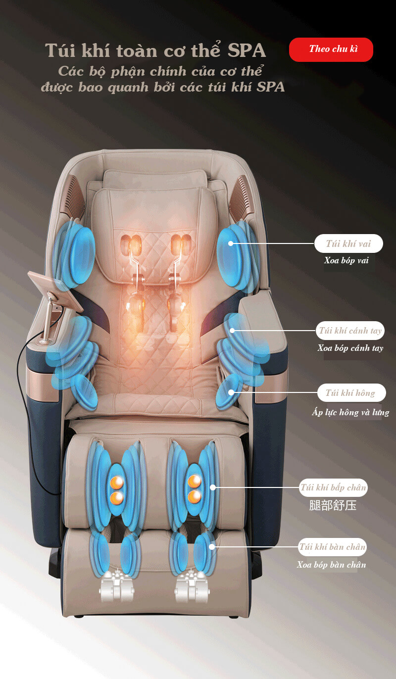 Ghế massage Queen Crown QC CX6