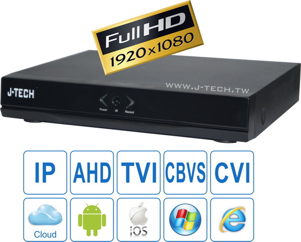 Đầu ghi hình IP 16 kênh camera IP J-Tech HD6216  ( Face ID / 2K / H265+ )