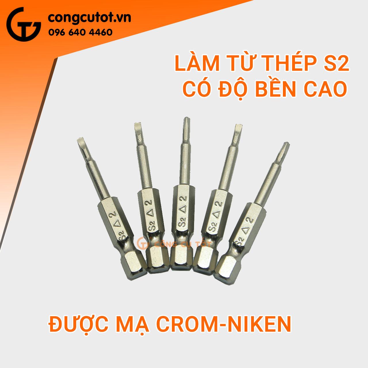 Bộ 5 đầu bắt vít tam giác
