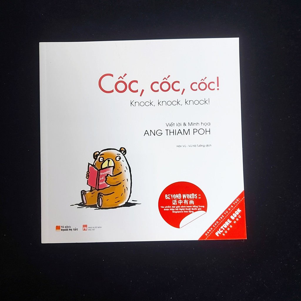 Sách - Cốc cốc cốc (song ngữ) dành cho bé 0-6 tuổi