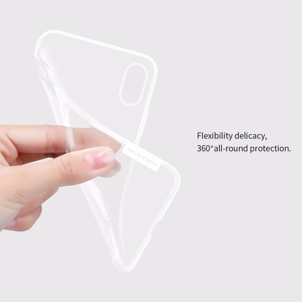 Ốp lưng Nillkin Iphone Xs Max silicon dẻo, trong suốt