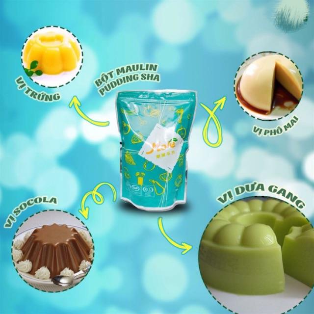 Bột Pudding Phô Mai (Flan Phô Mai) hiệu Mole Đài Loan túi zip 1kg