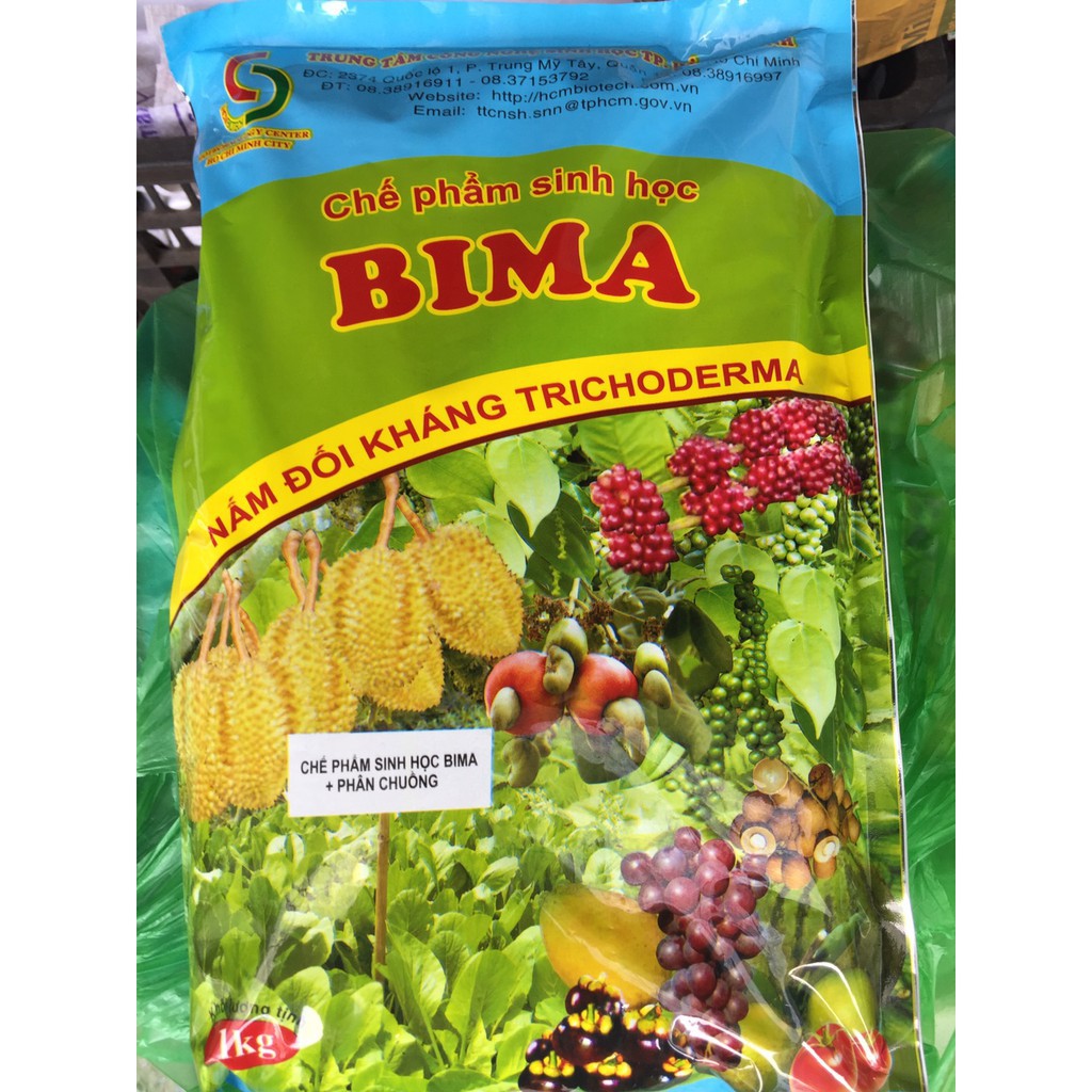 [HCM]CHẾ PHẨM SINH HỌC BIMA (nấm đối kháng Trichoderma) 1kg - Trang Flowers