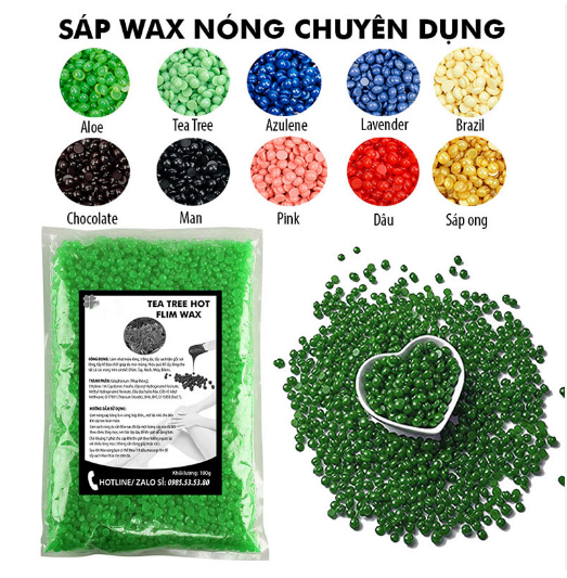 SÁP WAX LÔNG NÓNG HẠT ĐẬU 100gr