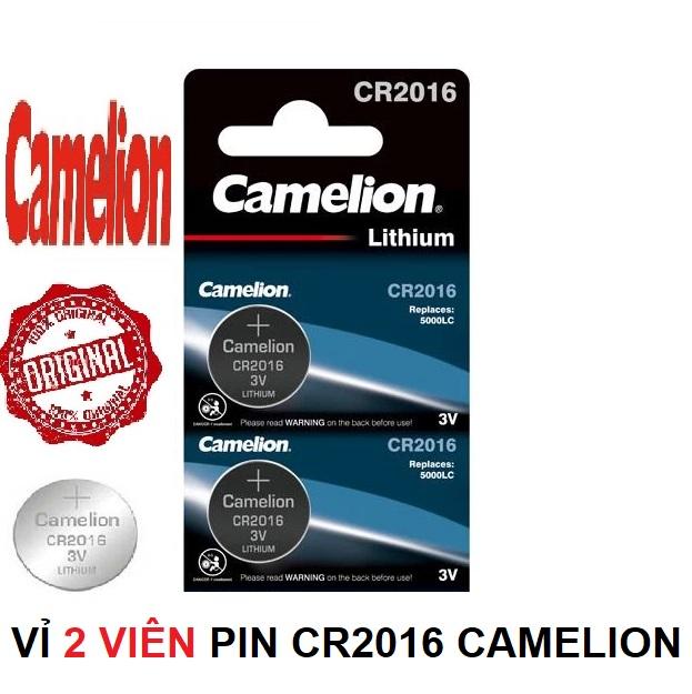 [HCM]Vỉ 2 viên pin CR2016 3V CAMELION CR-2016 2016 3 Vol (Hàng hãng)