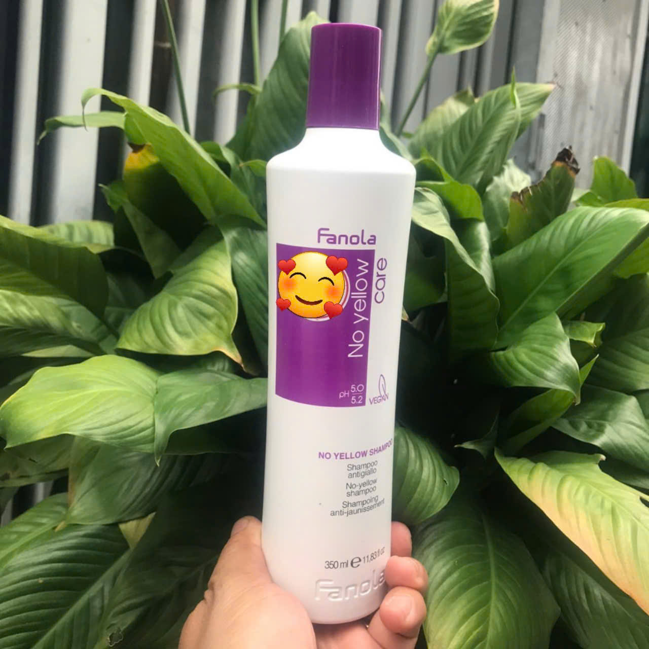 Dầu gội tím FANOLA NO YELLOW, dầu gội khử vàng và giữ màu dành cho tóc tẩy 350ML