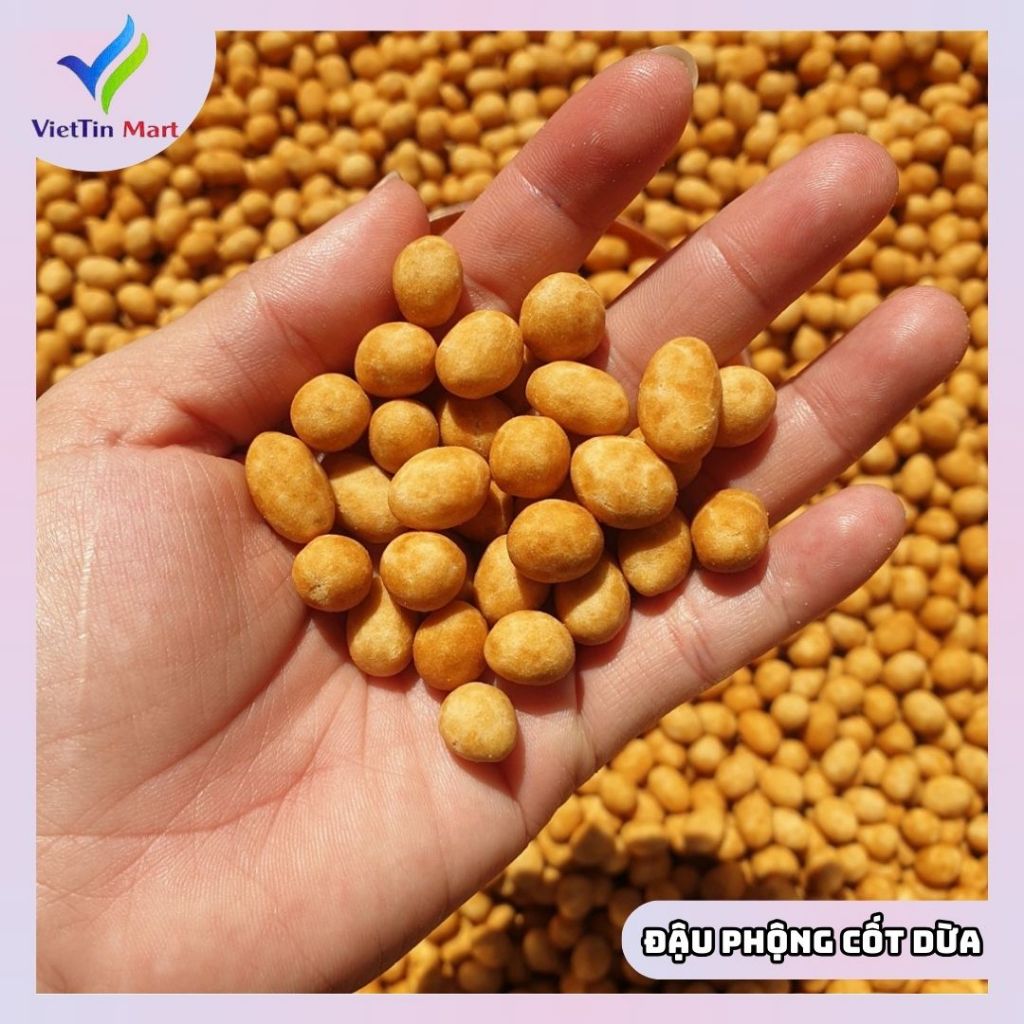 Đậu Phộng Da Cá Nước Cốt Dừa 500g Viettin Mart