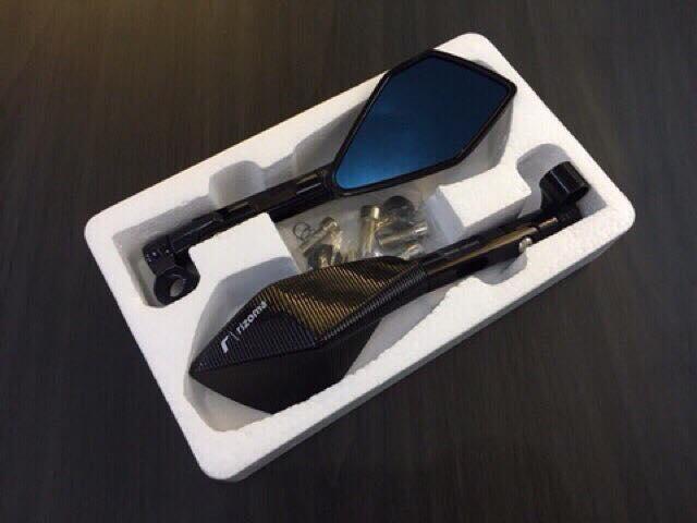 [Gập Đồng Hồ] 1 Cái Trái Gương Rizoma xe máy, kiếng xe máy, xe đạp điện 5 cạnh gập đồng hồ 360 thể thao kiểu dáng Rizoma 360, gương 5 cạnh rizoma, chất liệu hợp kim nhôm