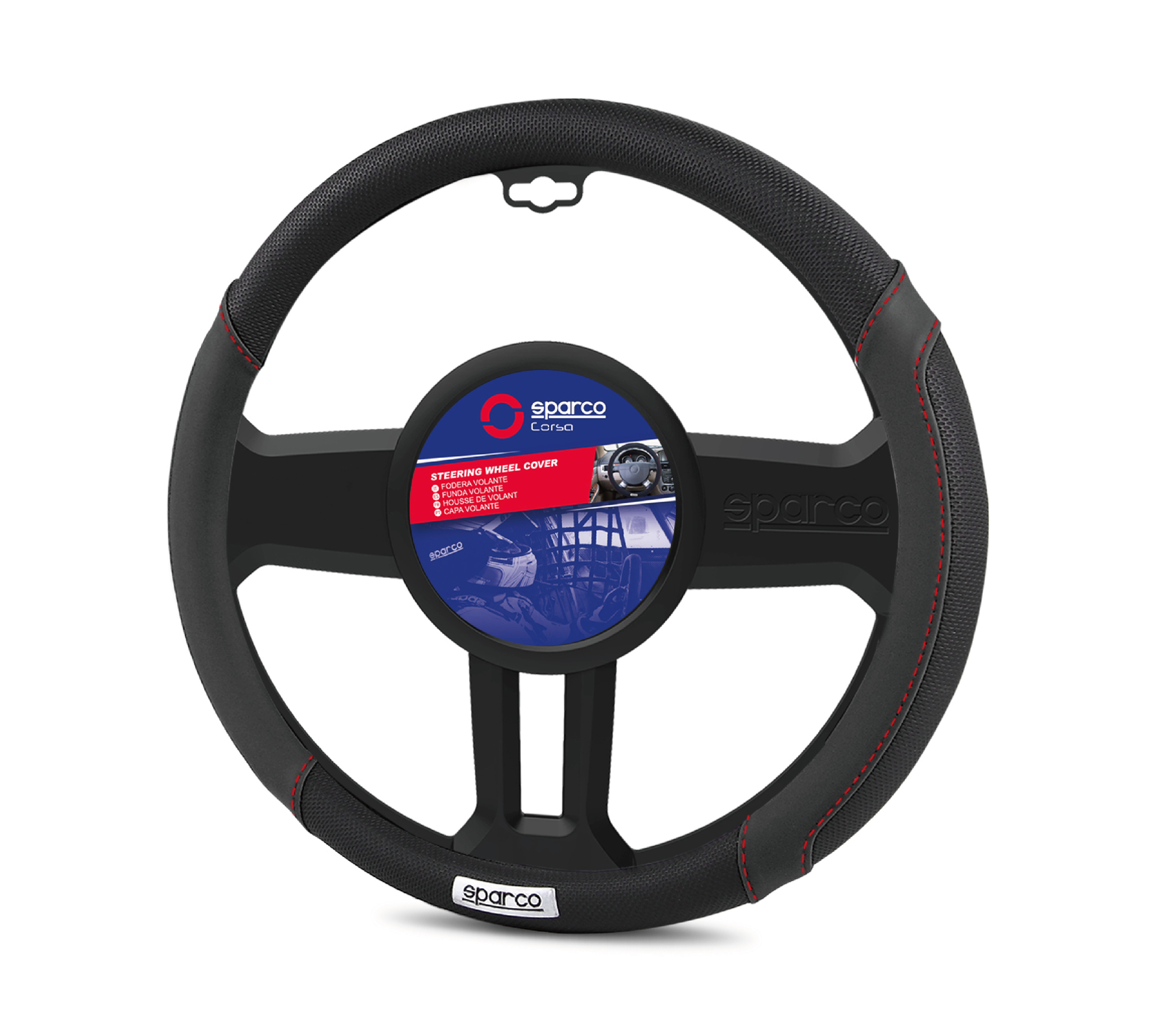 [HCM]Bọc vô lăng Sparco Corsa (SPC1113BK)