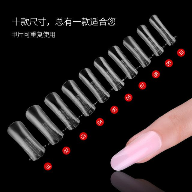 Móng Úp Gel Gôm Có Chia Vạch
