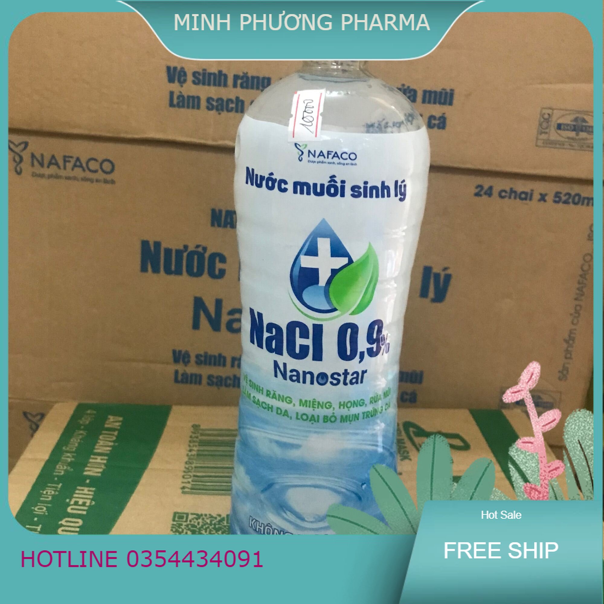 Nước muối sinh lý nacl 0,9%