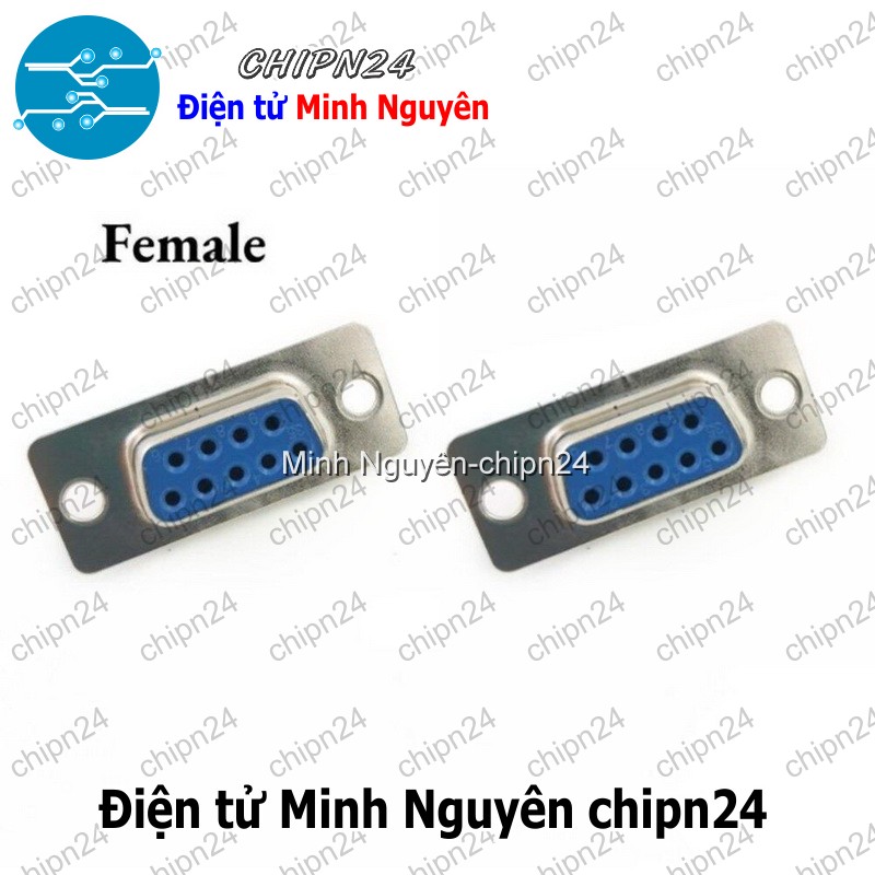 [2 cái] (F143.5) DB9 Cái Thẳng Hàn Dây - HH002261