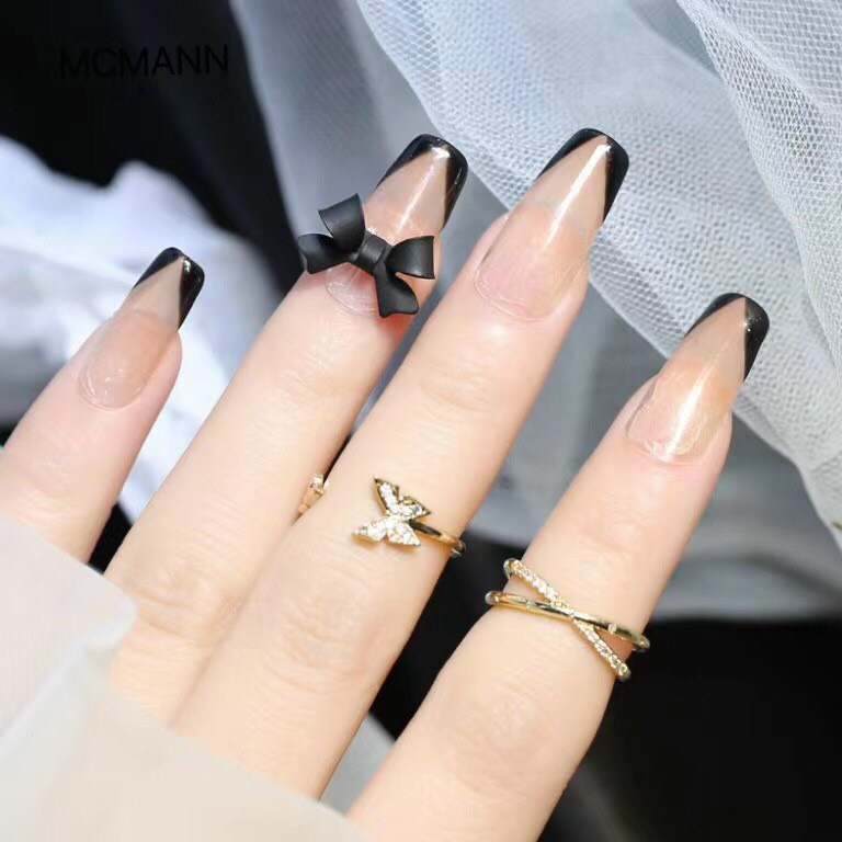 Phụ Kiện Trang Trí Móng, Charm Nơ Mix Size - Mini Nails