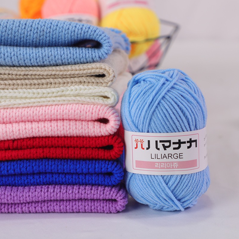 Len Milk Cotton Hàn Quốc - Cuộn 25gr