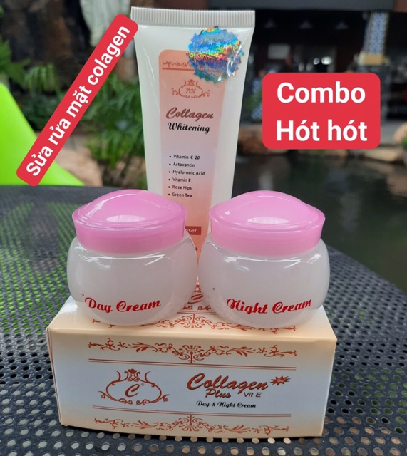 combo 4 món cặp collagen này đêm dưỡng trắng da ( siêu tiết kiệm) [Ảnh thật] [Chính hãng]