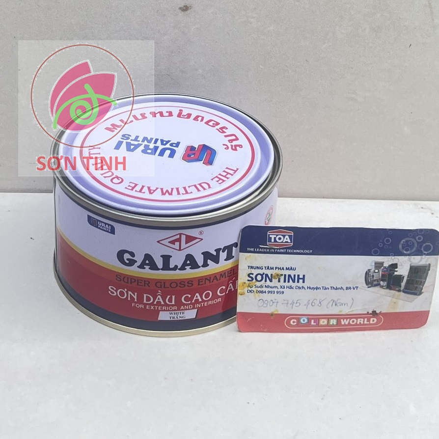Sơn dầu galant màu TRẮNG WHITE  400ml 800ml